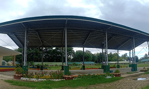unahco builds a multi-purpose hall for sagbayan central elementary school in bohol