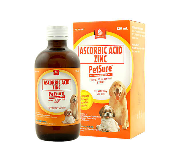 petsure vitamin c with zinc for dogs