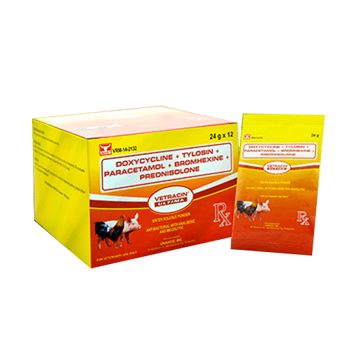 vetracin ultima - treatment of respiratory infections in swine & gamefowl